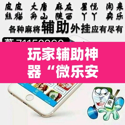 玩家辅助神器“微乐安徽麻将能开挂吗”(透视)其实确实有挂