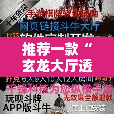 推荐一款“玄龙大厅透视开挂”开挂辅助脚本+详细开挂安装教程