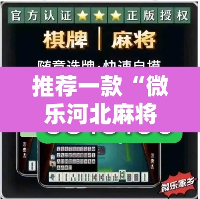 推荐一款“微乐河北麻将免费房间怎么开挂”(透视)其实确实有挂