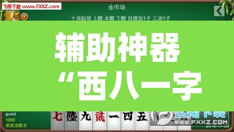 辅助神器“西八一字牌辅助神器	”(透视)其实确实有挂