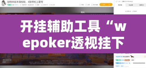 开挂辅助工具“wepoker透视挂下载	”开挂辅助脚本+详细开挂安装教程