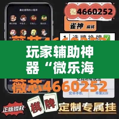 玩家辅助神器“微乐海南麻将小程序必赢神器”其实确实有挂
