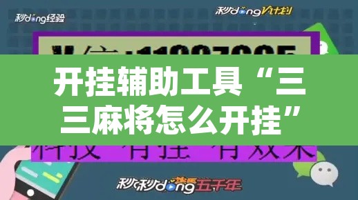 开挂辅助工具“三三麻将怎么开挂”(透视)其实确实有挂