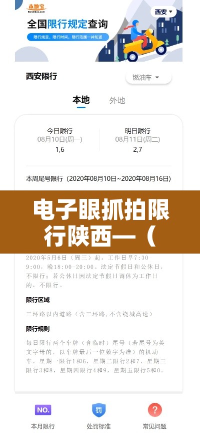 电子眼抓拍限行陕西—（西安电子眼抓拍几天出结果）