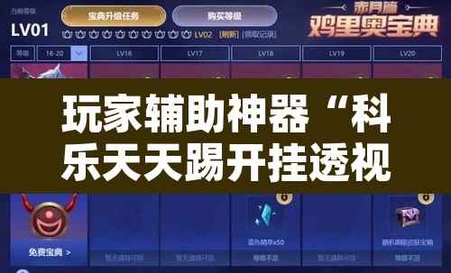 玩家辅助神器“科乐天天踢开挂透视挂”其实确实有挂