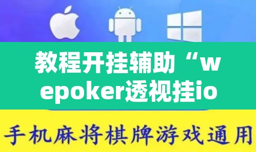 教程开挂辅助“wepoker透视挂ios	”开挂辅助脚本+详细开挂安装教程