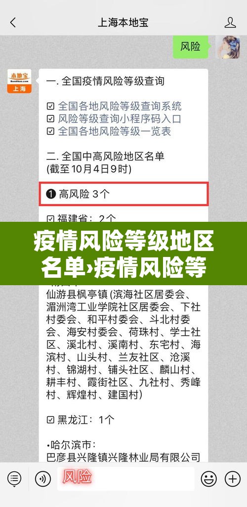 疫情风险等级地区名单›疫情风险等级地图查询 疫情风险等级地区名单›疫情风险等级地图查询