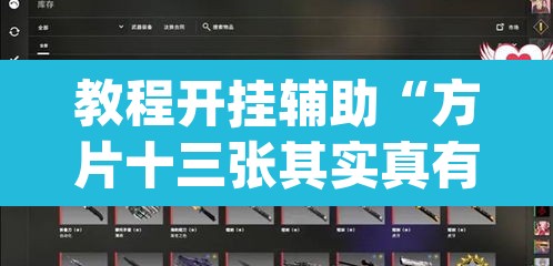 教程开挂辅助“方片十三张其实真有透视挂	”(透视)其实确实有挂