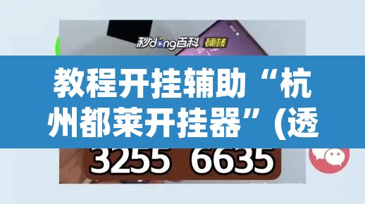 教程开挂辅助“杭州都莱开挂器	”(透视挂)辅助透视教程