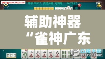 辅助神器“雀神广东麻将外挂神器	”其实确实有挂
