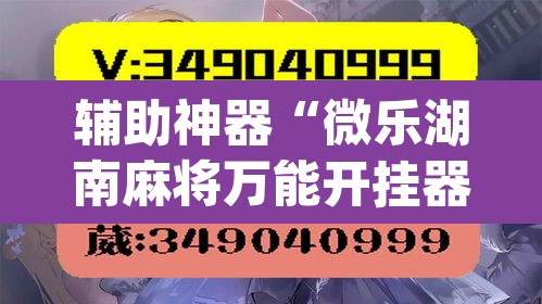 辅助神器“微乐湖南麻将万能开挂器免费”(透视)其实确实有挂