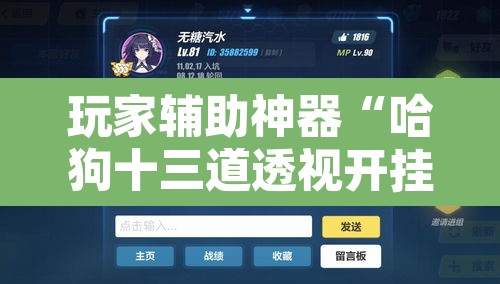 玩家辅助神器“哈狗十三道透视开挂”附辅助神器开挂脚本详细步骤