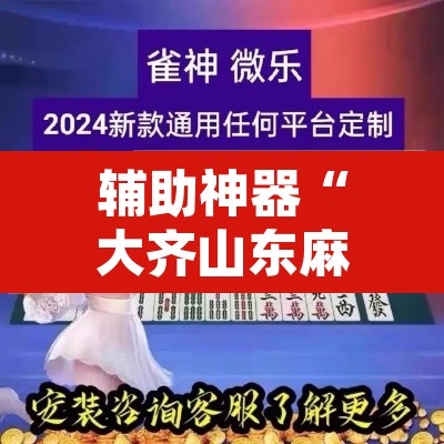 辅助神器“大齐山东麻将开挂神器”其实确实有挂