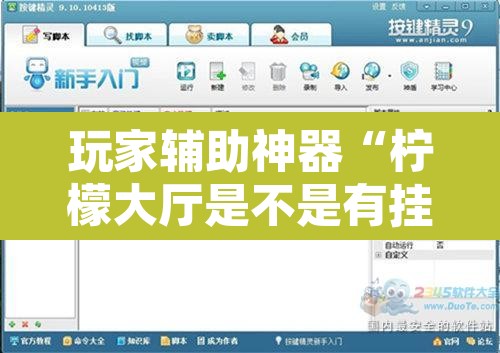 玩家辅助神器“柠檬大厅是不是有挂”开挂辅助脚本+详细开挂安装教程