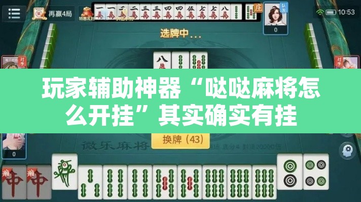 玩家辅助神器“哒哒麻将怎么开挂”其实确实有挂