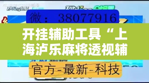 开挂辅助工具“上海泸乐麻将透视辅助挂	”开挂辅助脚本+详细开挂安装教程