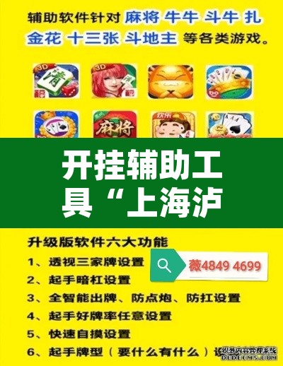 开挂辅助工具“上海泸乐麻将透视辅助挂”开挂辅助脚本+详细开挂安装教程