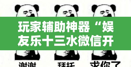 玩家辅助神器“娱友乐十三水微信开挂”开挂辅助脚本+详细开挂安装教程