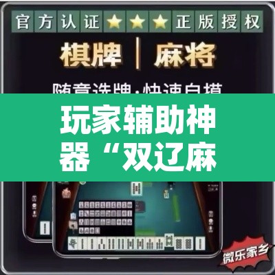 玩家辅助神器“双辽麻将辅助开挂神器”其实确实有挂