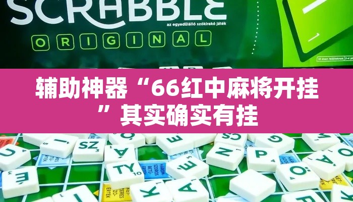 辅助神器“66红中麻将开挂	”其实确实有挂