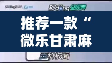 推荐一款“微乐甘肃麻将开挂神器下载”(透视挂)辅助透视教程