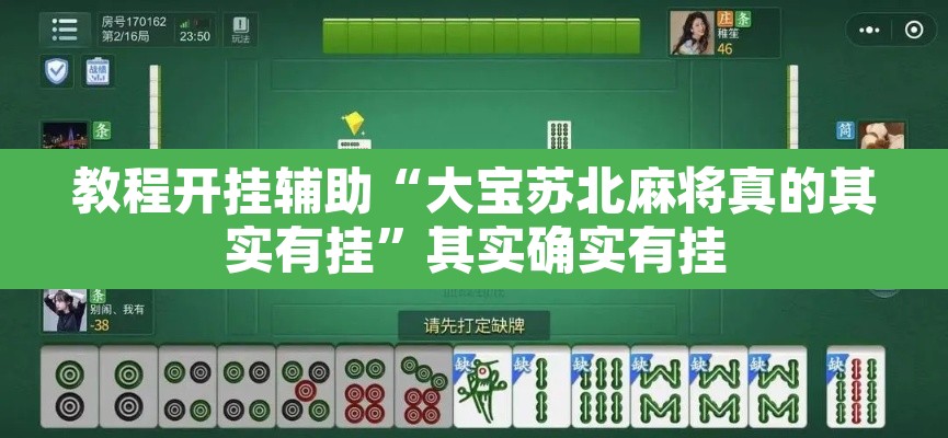 教程开挂辅助“大宝苏北麻将真的其实有挂	”其实确实有挂