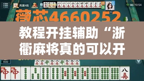 教程开挂辅助“浙衢麻将真的可以开挂吗”(透视)其实确实有挂