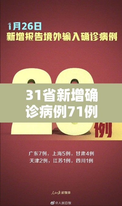 31省新增确诊病例71例本土31例:31省新增确诊30例本土12例 31省新增确诊病例71例本土31例:31省新增确诊30例本土12例