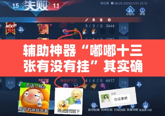 辅助神器“嘟嘟十三张有没有挂”其实确实有挂