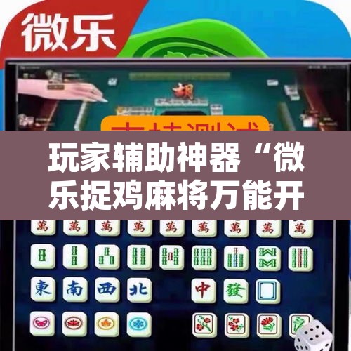 玩家辅助神器“微乐捉鸡麻将万能开挂器下载安装”附辅助神器开挂脚本详细步骤