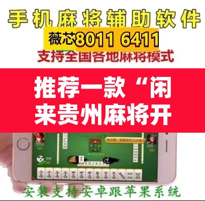 推荐一款“闲来贵州麻将开挂神器	”其实确实有挂