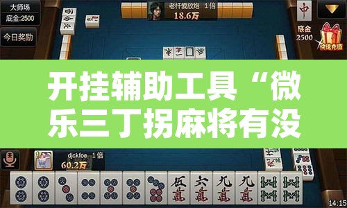 开挂辅助工具“微乐三丁拐麻将有没有挂”其实确实有挂
