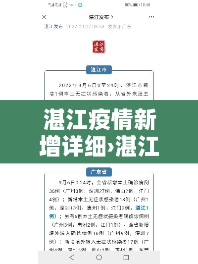 湛江疫情新增详细›湛江疫情最新情况播报 湛江疫情新增详细›湛江疫情最新情况播报