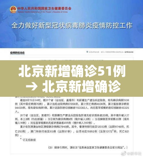 北京新增确诊51例 → 北京新增确诊51例病例