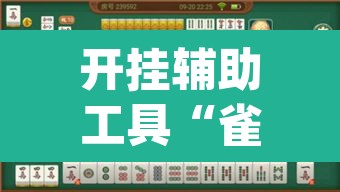 开挂辅助工具“雀神广东麻将万能开挂器	”(透视)其实确实有挂