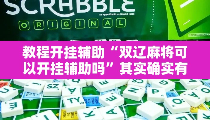 教程开挂辅助“双辽麻将可以开挂辅助吗”其实确实有挂