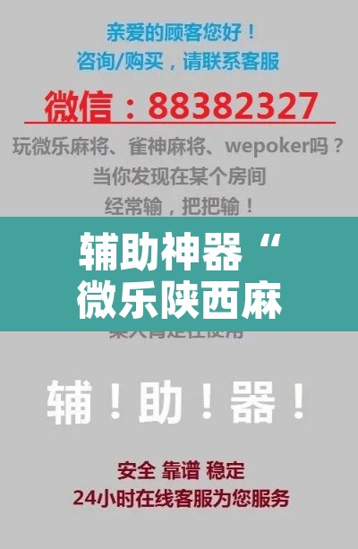 辅助神器“微乐陕西麻将怎么提高胜率	”开挂辅助脚本+详细开挂安装教程
