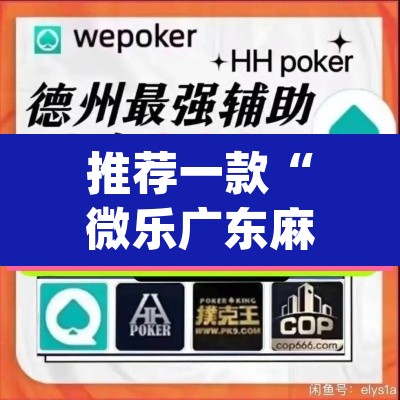 推荐一款“微乐广东麻将怎么提高胜率”(透视挂)辅助透视教程