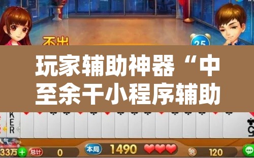 玩家辅助神器“中至余干小程序辅助器”(透视挂)辅助透视教程