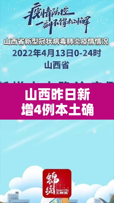 山西昨日新增4例本土确诊 → 山西昨日新增1例确诊病例 山西昨日新增4例本土确诊 → 山西昨日新增1例确诊病例