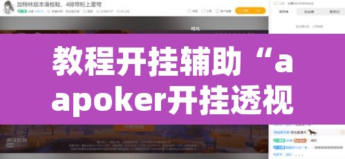 教程开挂辅助“aapoker开挂透视方法”其实确实有挂