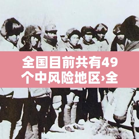 全国目前共有49个中风险地区›全国共有60个中风险地区最新