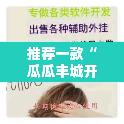 推荐一款“瓜瓜丰城开挂神器软件下载	”(透视挂)辅助透视教程