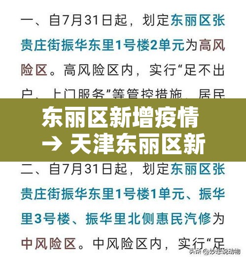 东丽区新增疫情 → 天津东丽区新增病例 东丽区新增疫情 → 天津东丽区新增病例