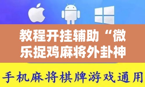 教程开挂辅助“微乐捉鸡麻将外卦神器下载安装免费	”(透视)其实确实有挂