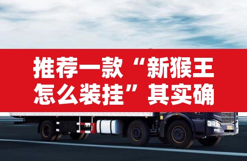 推荐一款“新猴王怎么装挂”其实确实有挂