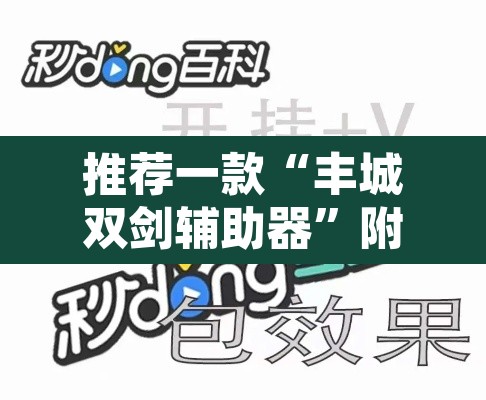 推荐一款“丰城双剑辅助器”附辅助神器开挂脚本详细步骤