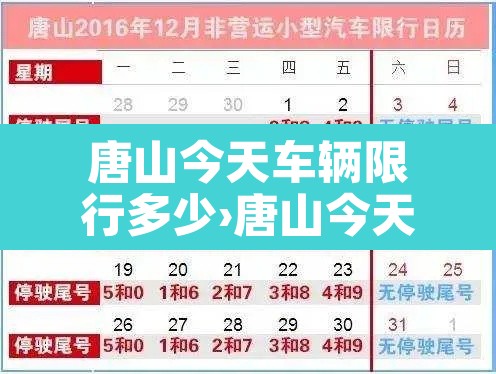 唐山今天车辆限行多少›唐山今天限行限几 唐山今天车辆限行多少›唐山今天限行限几