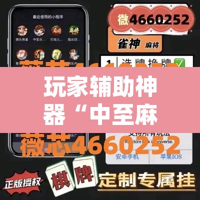 玩家辅助神器“中至麻将有挂的吗”(透视挂)辅助透视教程