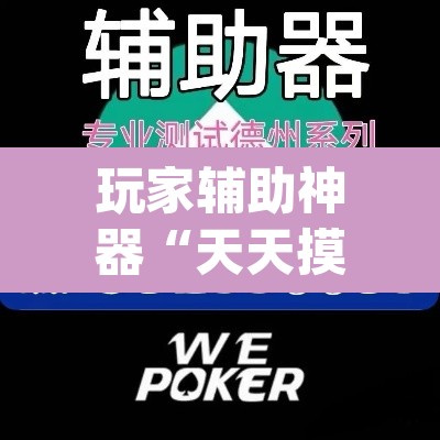 玩家辅助神器“天天摸麻将开挂器”(透视)其实确实有挂